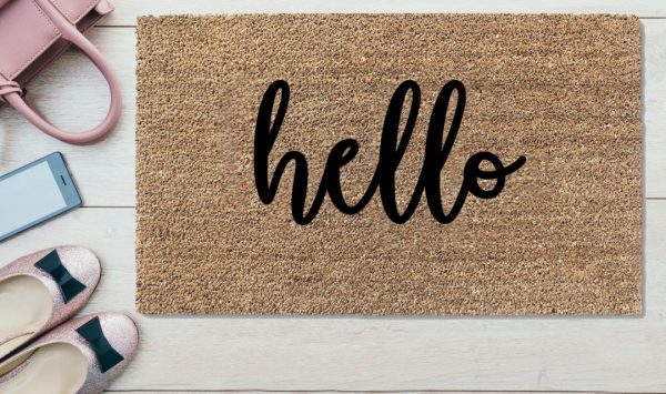 Hello feliratos lábtörlő - több méretben