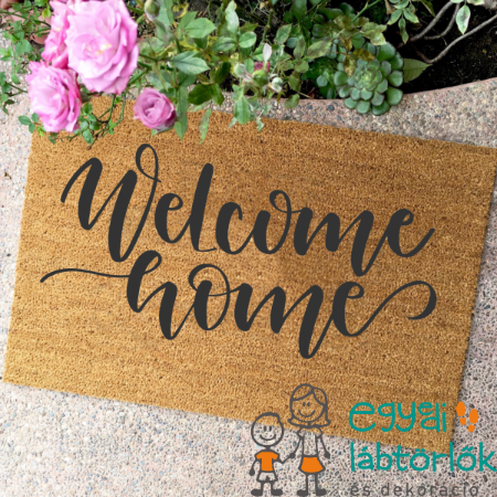 Welcome Home feliratos kókusz lábtörlő - több méretben