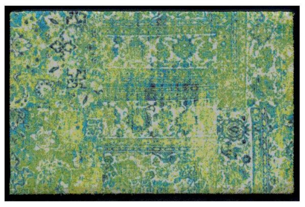 Vintage premium doormat - Dingy bluish-green
