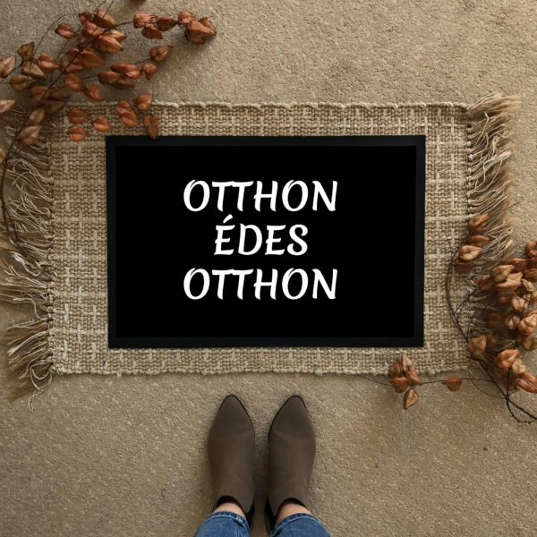 Otthon édes otthon feliratos Flat standard lábtörlő - több méretben