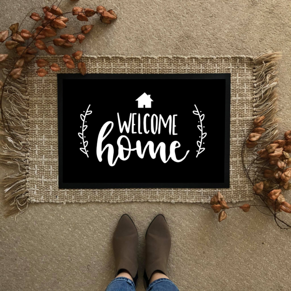 Welcome home házikós Flat standard lábtörlő - több méretben