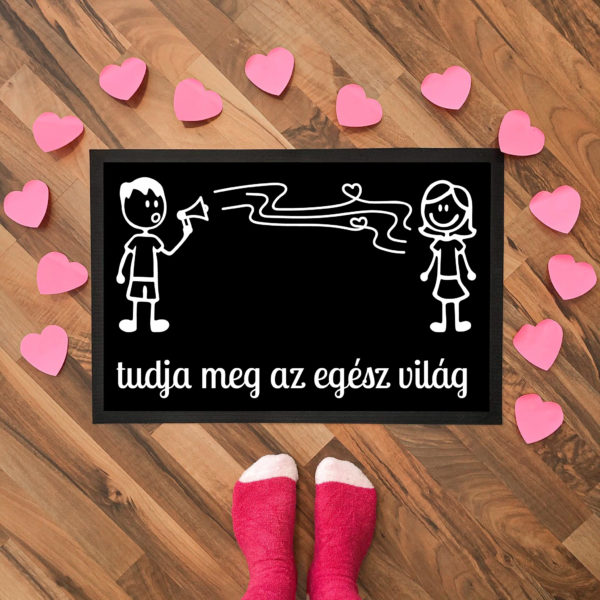Tudja meg az egész világ - Flat Standard lábtörlő több méretben