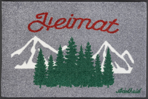 Heimat - Otthon szürke beltéri lábtörlő
