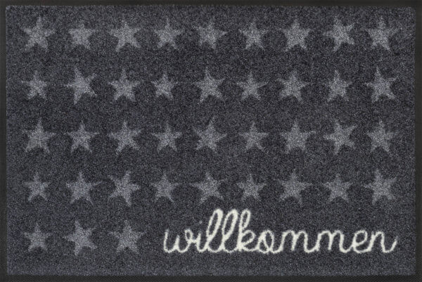 Willkommen csillagos lábtörlő - 40*60 cm