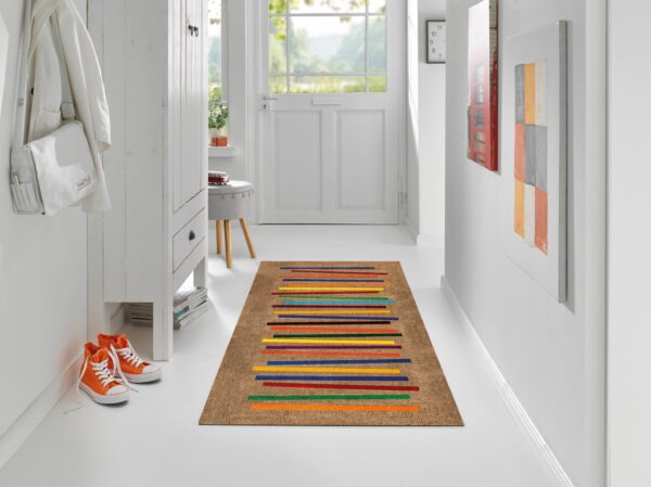 Színes pálcikák decor szennyfogó szőnyeg