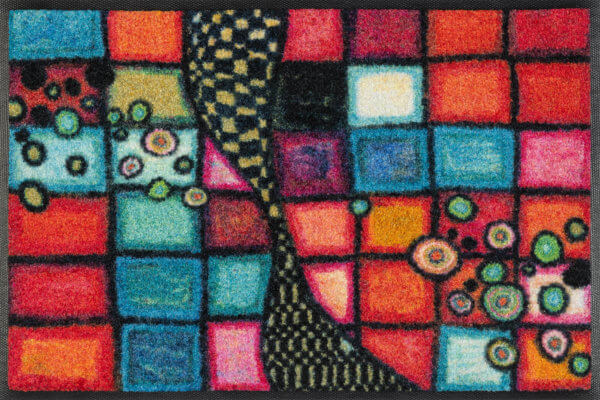 Tarka mozaik szennyfogó szőnyeg - 40*60 cm