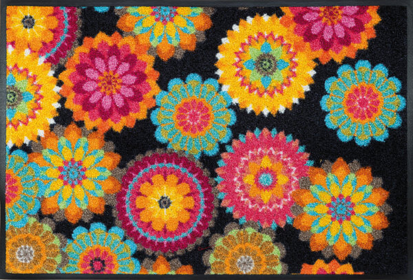 Szétszórt virágok szennyfogó szőnyeg - 50*75 cm