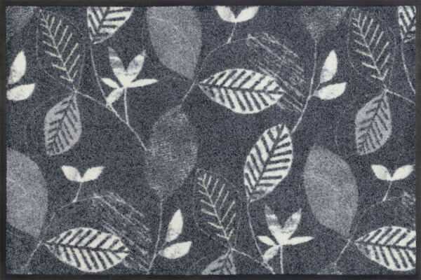 Szürke levelek szennyfogó szőnyeg - 50*75 cm
