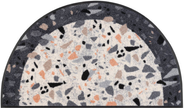 Terrazzo,kőpadló mintás szennyfogó szőnyeg - 50*85 cm