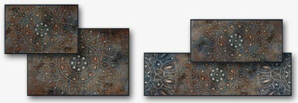 Antik mandala szennyfogó szőnyeg - Image 2