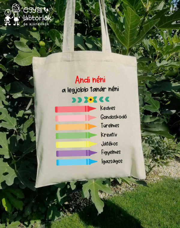 A legjobb tanár néni vászontáska