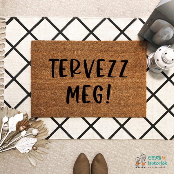 egyedi tervezhető kókusz lábtörlő