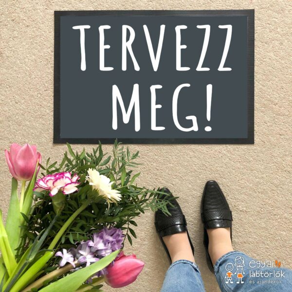 Tervezhető Flat Standard textil lábtörlő – 60*40 cm