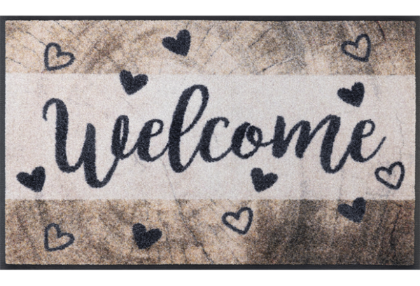Welcome feliratos fa színű lábtörlő