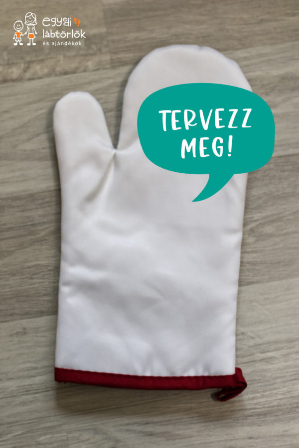 tervezhető sütőkesztyű