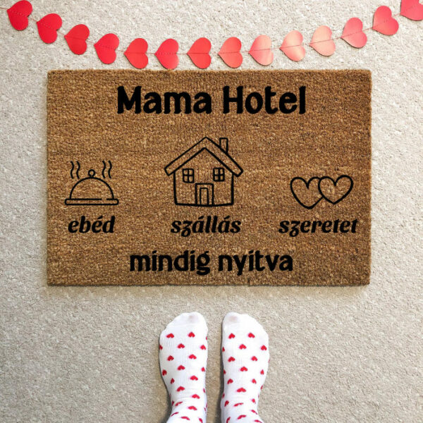 Mama hotel feliratos- KÓKUSZ LÁBTÖRLŐ - TÖBB MÉRETBEN