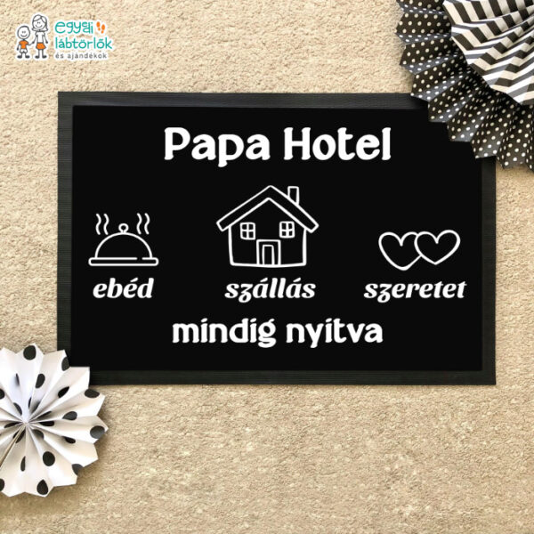 Papa Hotel - Flat standard lábtörlő - Image 2